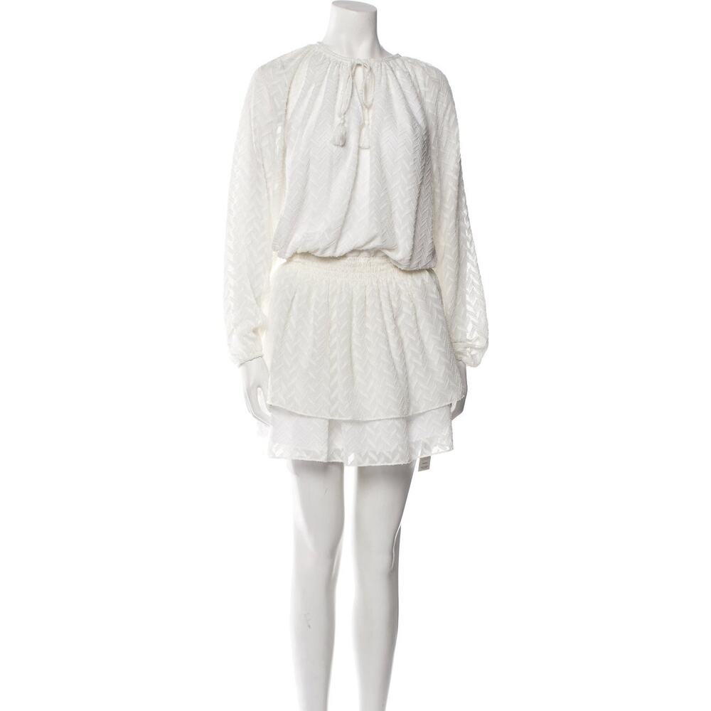 RAMY BROOK Dorsey Long Sleeve Blouson Minimalist Dress Lagenlook Fairy Gypsy S
